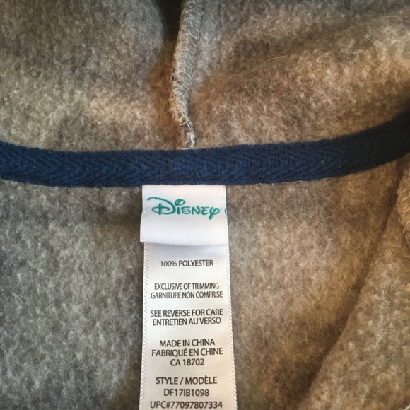 6-12m (3/$20) Lightning McQueen Hoodie/Romper by Disney - Picture 8 of 9